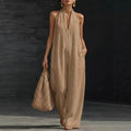 Simple, Elegant, And Comfortable Sleeveless Jumpsuit