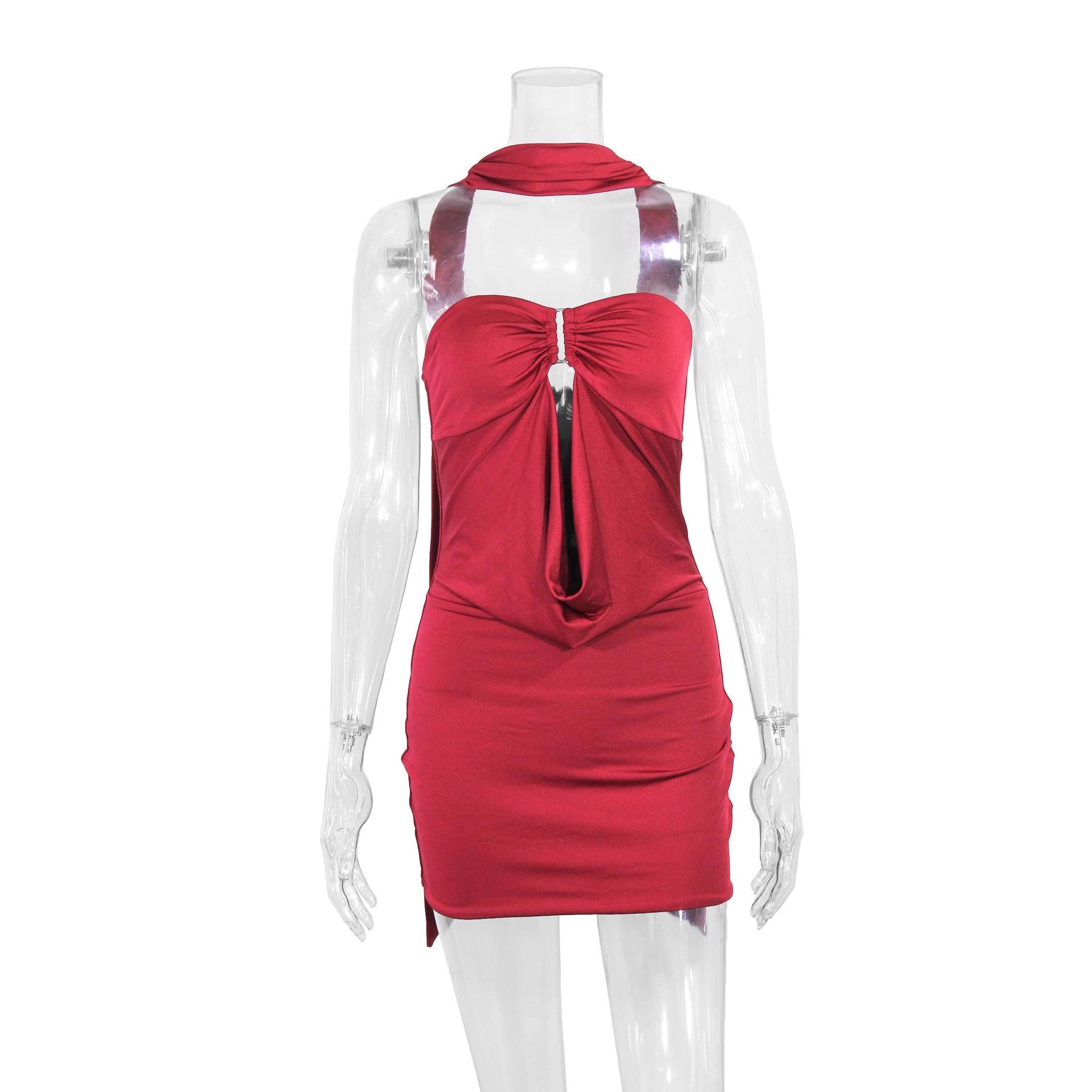 New European And American-style Halter-neck Womens Dress