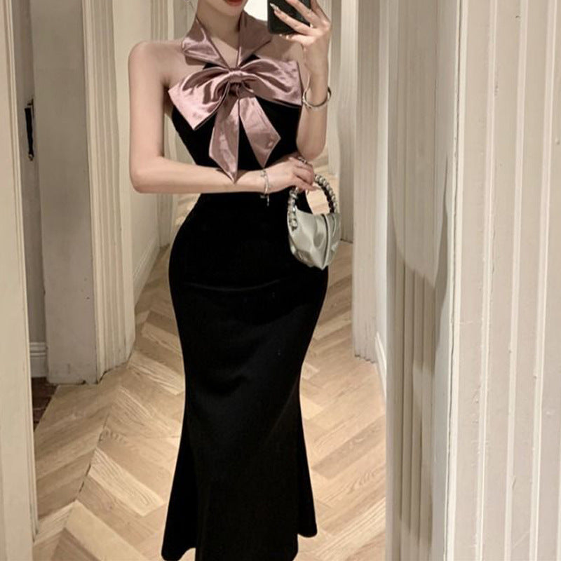 Socialite Backless Halter Bodycon Dress