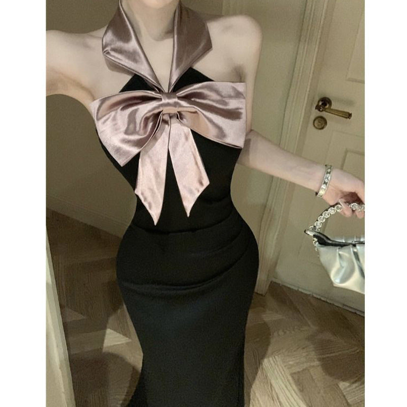 Socialite Backless Halter Bodycon Dress