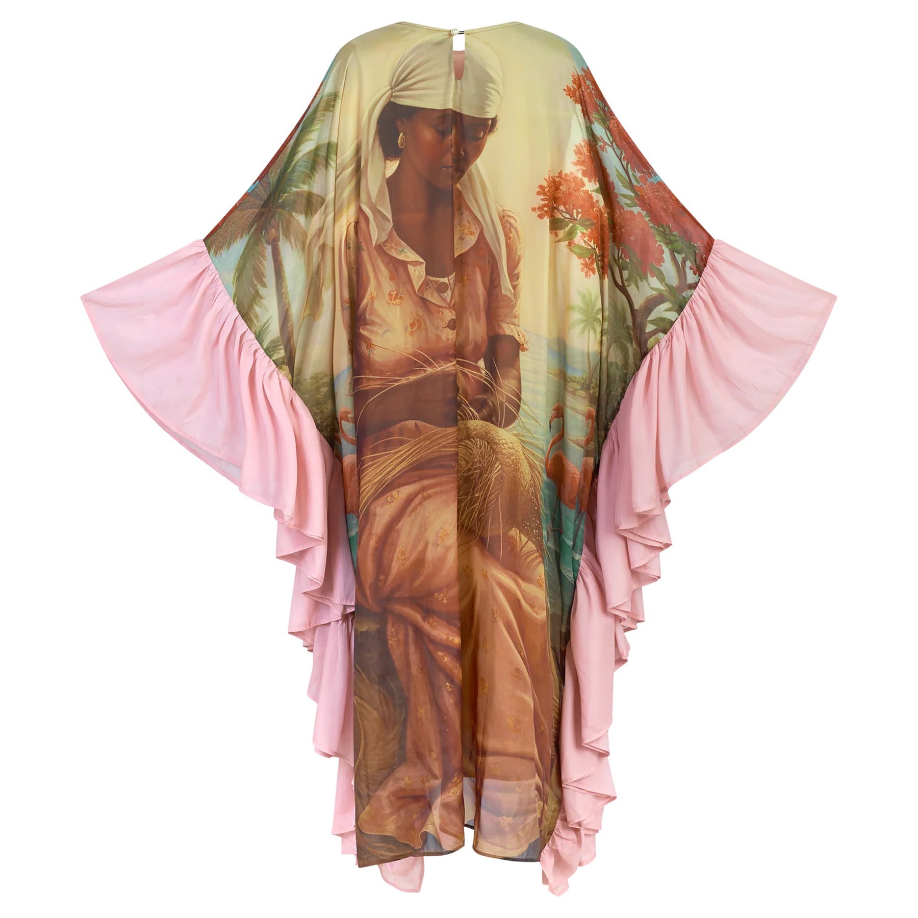 Women's Off-Shoulder Fitted Printed Dress