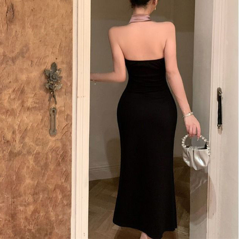 Socialite Backless Halter Bodycon Dress